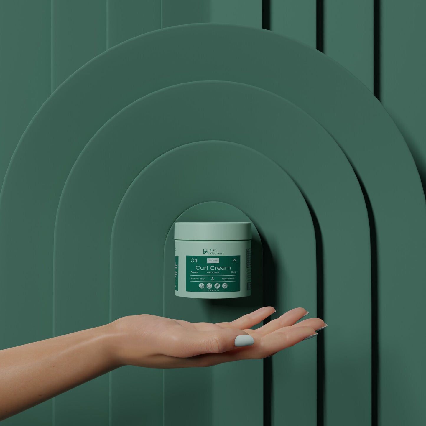 Mini Moisturising and curl defining avocado Curl Cream