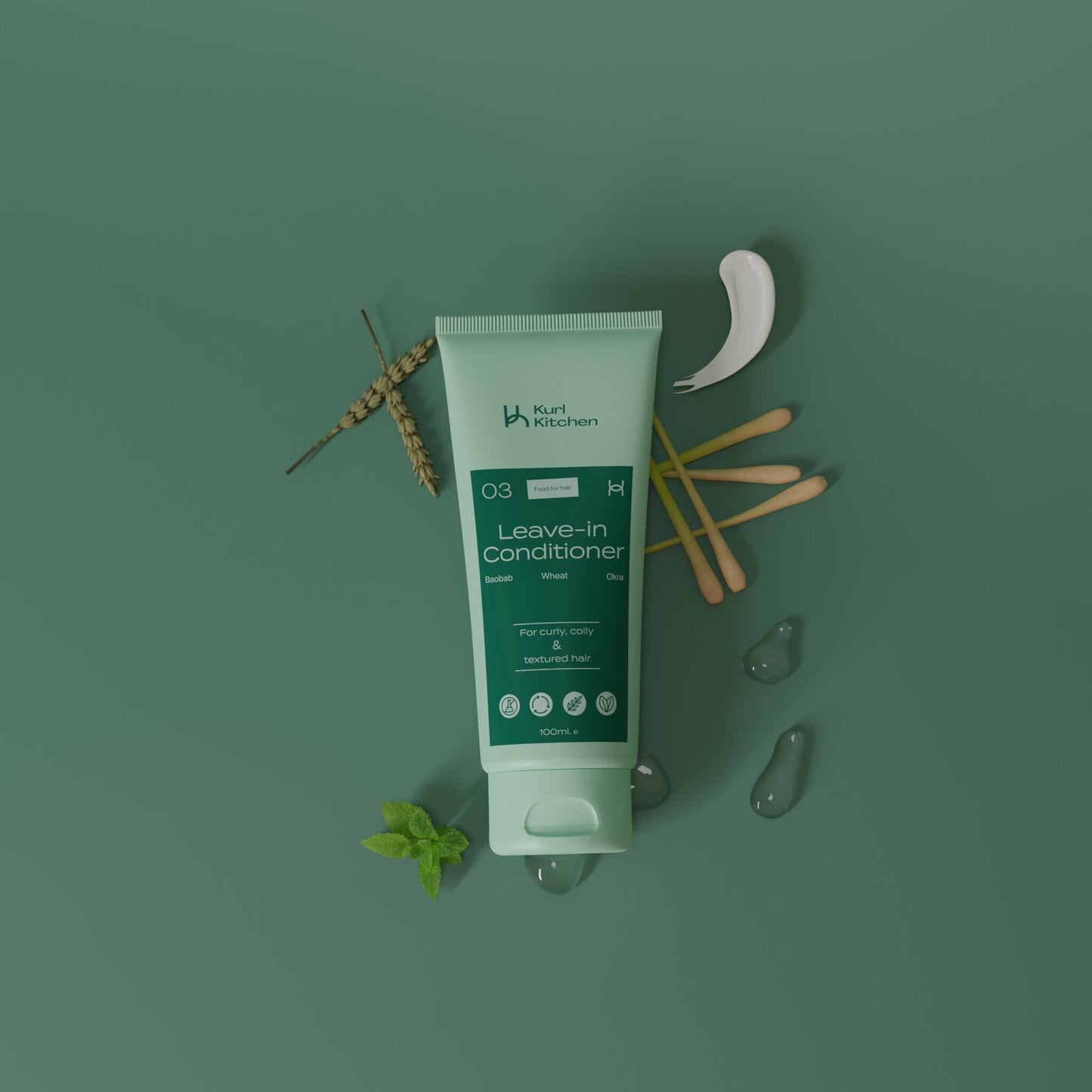 Mini Curl-Defining Baobab wheat and okra Leave-In Conditioner