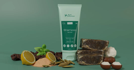 Mini Deep Cleansing and moisturising African black soap Shampoo